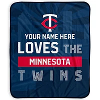Pegasus Minnesota Twins 50" x 60" City Skyline Personalized Fleece Blanket