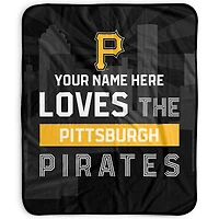 Pegasus Pittsburgh Pirates 50" x 60" City Skyline Personalized Fleece Blanket