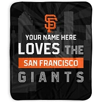 Pegasus San Francisco Giants 50" x 60" City Skyline Personalized Fleece Blanket