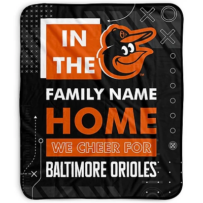 Pegasus Baltimore Orioles 50" x 60" "We Cheer" Personalized Fleece Blanket
