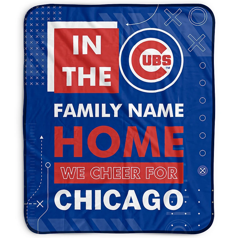 Pegasus Chicago Cubs 50" x 60" "We Cheer" Personalized Fleece Blanket