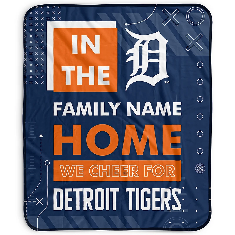 Pegasus Detroit Tigers 50" x 60" "We Cheer" Personalized Fleece Blanket