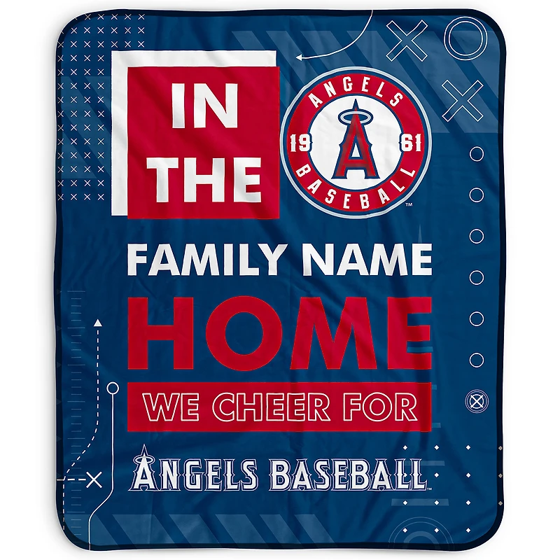 Pegasus Los Angeles Angels 50" x 60" "We Cheer" Personalized Fleece Blanket