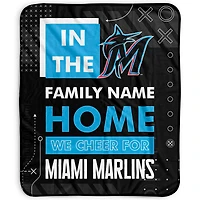 Pegasus Miami Marlins 50" x 60" "We Cheer" Personalized Fleece Blanket