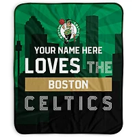 Pegasus Boston Celtics 50" x 60" City Skyline Personalized Fleece Blanket