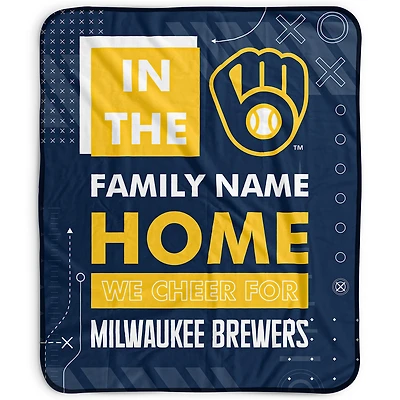 Pegasus Milwaukee Brewers 50" x 60" "We Cheer" Personalized Fleece Blanket