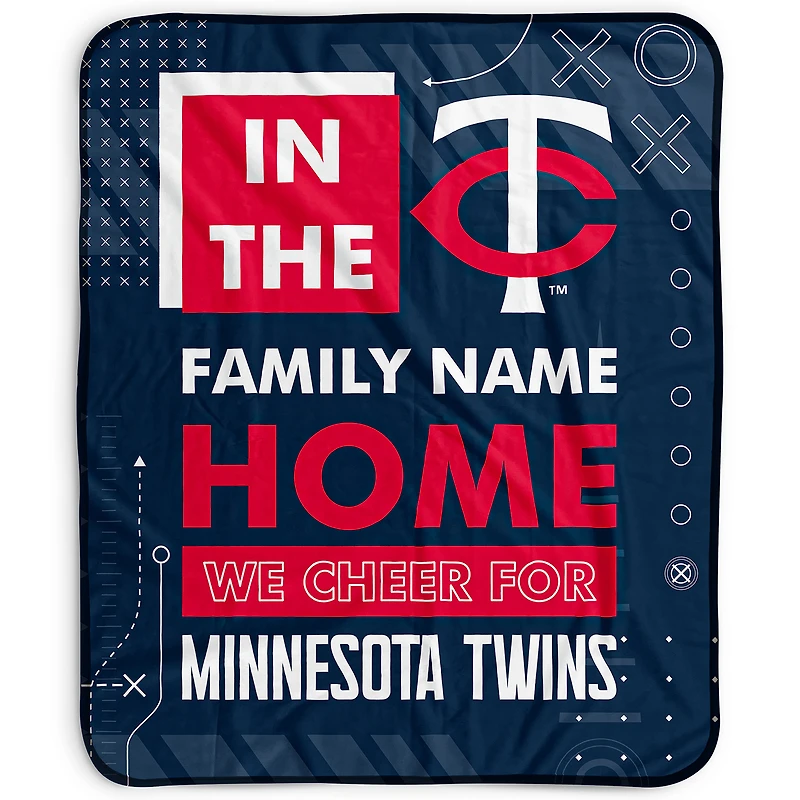 Pegasus Minnesota Twins 50" x 60" "We Cheer" Personalized Fleece Blanket