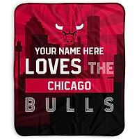 Pegasus Chicago Bulls 50" x 60" City Skyline Personalized Fleece Blanket