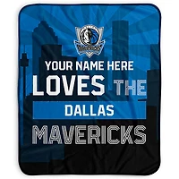 Pegasus Dallas Mavericks 50" x 60" City Skyline Personalized Fleece Blanket