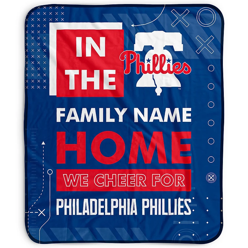 Pegasus Philadelphia Phillies 50" x 60" "We Cheer" Personalized Fleece Blanket