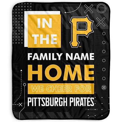 Pegasus Pittsburgh Pirates 50" x 60" "We Cheer" Personalized Fleece Blanket