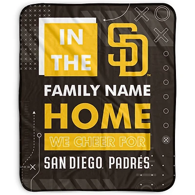 Pegasus San Diego Padres 50" x 60" "We Cheer" Personalized Fleece Blanket