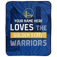 Pegasus Golden State Warriors 50" x 60" City Skyline Personalized Fleece Blanket