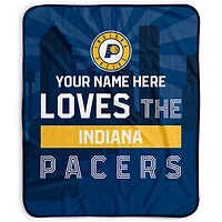 Pegasus Indiana Pacers 50" x 60" City Skyline Personalized Fleece Blanket