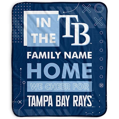 Pegasus Tampa Bay Rays 50" x 60" "We Cheer" Personalized Fleece Blanket