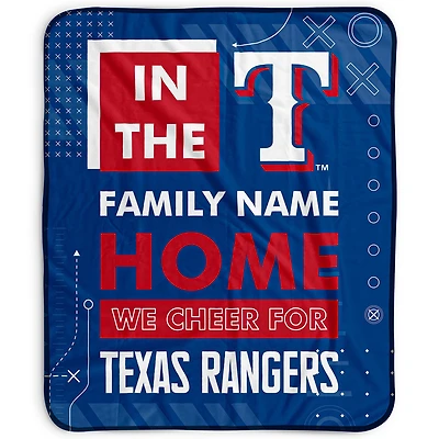 Pegasus Texas Rangers 50" x 60" "We Cheer" Personalized Fleece Blanket