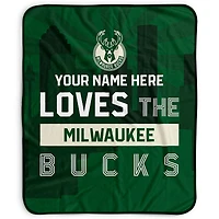 Pegasus Milwaukee Bucks 50" x 60" City Skyline Personalized Fleece Blanket