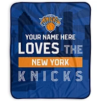Pegasus New York Knicks 50" x 60" City Skyline Personalized Fleece Blanket