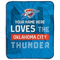 Pegasus Oklahoma City Thunder 50" x 60" City Skyline Personalized Fleece Blanket
