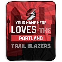 Pegasus Portland Trail Blazers 50" x 60" City Skyline Personalized Fleece Blanket