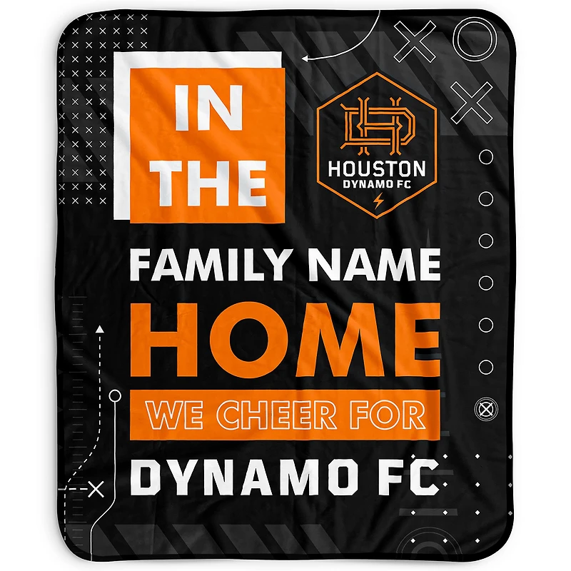 Pegasus Houston Dynamo FC 50" x 60" "We Cheer" Personalized Fleece Blanket