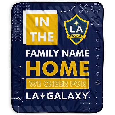 Pegasus LA Galaxy 50" x 60" "We Cheer" Personalized Fleece Blanket