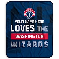 Pegasus Washington Wizards 50" x 60" City Skyline Personalized Fleece Blanket