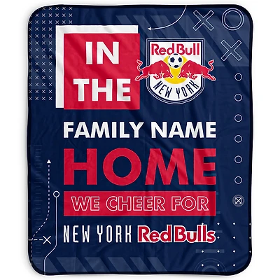 Pegasus New York Red Bulls 50" x 60" "We Cheer" Personalized Fleece Blanket
