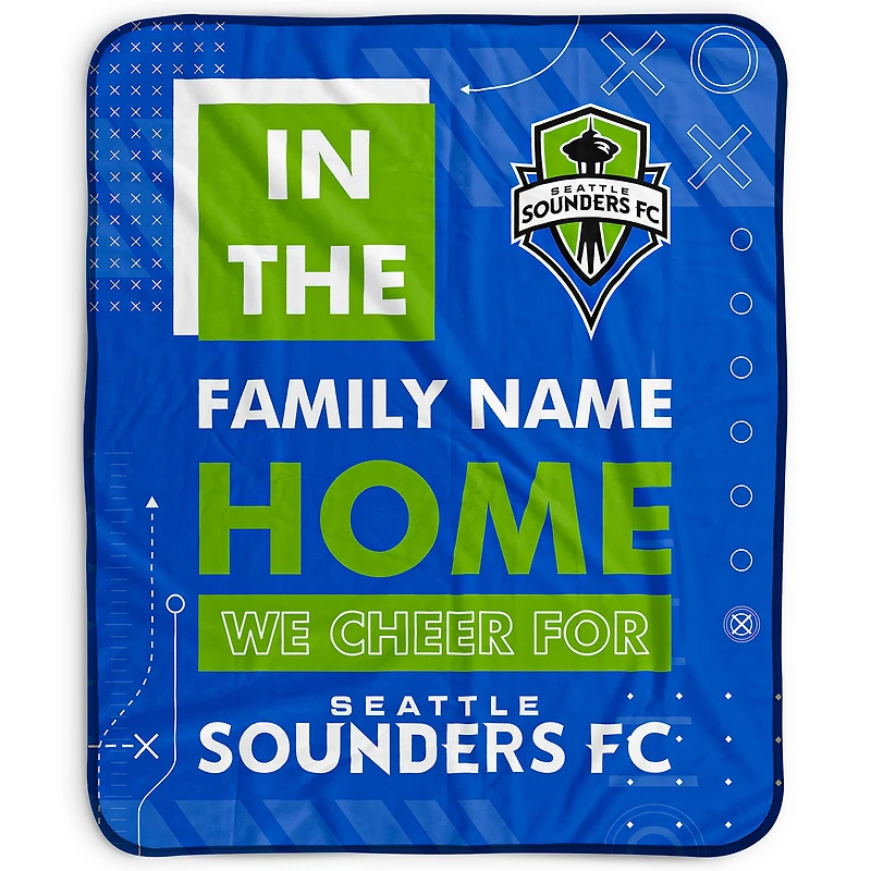 Pegasus Seattle Sounders FC 50" x 60" "We Cheer" Personalized Fleece Blanket