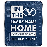 Pegasus BYU Cougars 50" x 60" "We Cheer" Personalized Fleece Blanket