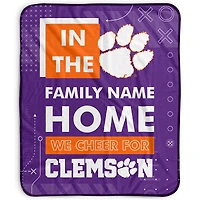 Pegasus Clemson Tigers 50" x 60" "We Cheer" Personalized Fleece Blanket