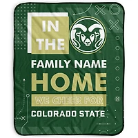 Pegasus Colorado State Rams 50" x 60" "We Cheer" Personalized Fleece Blanket