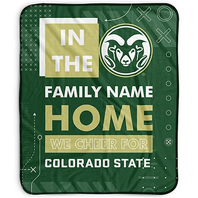Pegasus Colorado State Rams 50" x 60" "We Cheer" Personalized Fleece Blanket