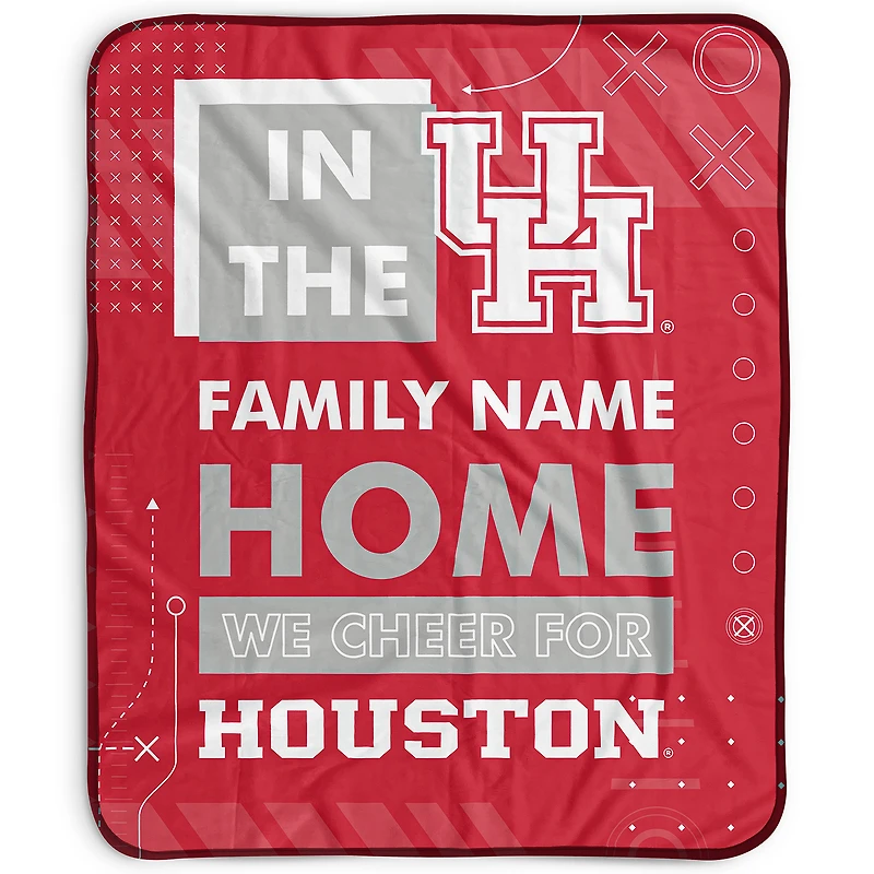 Pegasus Houston Cougars 50" x 60" "We Cheer" Personalized Fleece Blanket