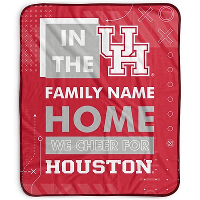 Pegasus Houston Cougars 50" x 60" "We Cheer" Personalized Fleece Blanket