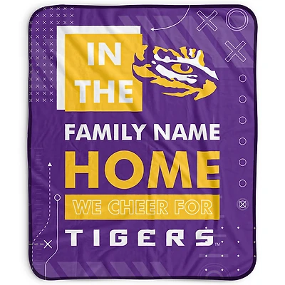 Pegasus LSU Tigers 50" x 60" "We Cheer" Personalized Fleece Blanket