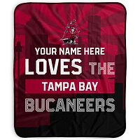 Pegasus Tampa Bay Buccaneers 50" x 60" City Skyline Personalized Fleece Blanket