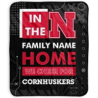Pegasus Nebraska Huskers 50" x 60" "We Cheer" Personalized Fleece Blanket