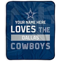 Pegasus Dallas Cowboys 50" x 60" City Skyline Personalized Fleece Blanket