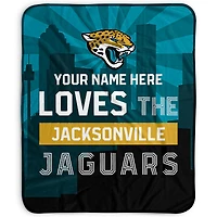 Pegasus Jacksonville Jaguars 50" x 60" City Skyline Personalized Fleece Blanket
