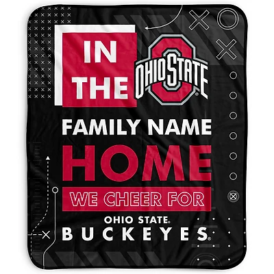Pegasus Ohio State Buckeyes 50" x 60" "We Cheer" Personalized Fleece Blanket