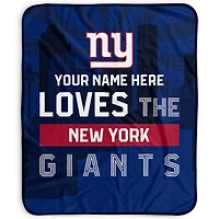 Pegasus New York Giants 50" x 60" City Skyline Personalized Fleece Blanket