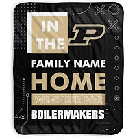 Pegasus Purdue Boilermakers 50" x 60" "We Cheer" Personalized Fleece Blanket