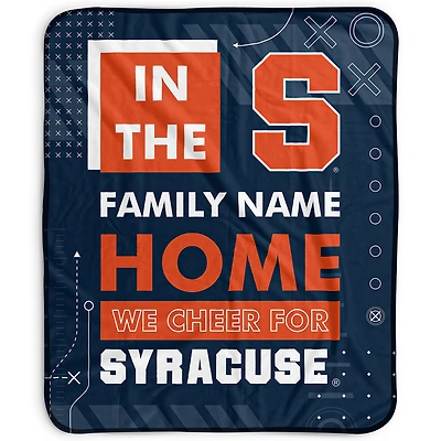 Pegasus Syracuse Orange 50" x 60" "We Cheer" Personalized Fleece Blanket