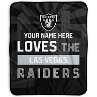 Pegasus Las Vegas Raiders 50" x 60" City Skyline Personalized Fleece Blanket