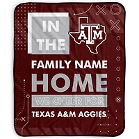 Pegasus Texas A&M Aggies 50" x 60" "We Cheer" Personalized Fleece Blanket