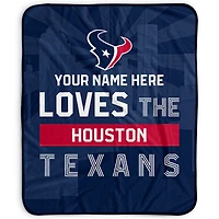 Pegasus Houston Texans 50" x 60" City Skyline Personalized Fleece Blanket