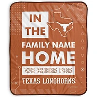 Pegasus Texas Longhorns 50" x 60" "We Cheer" Personalized Fleece Blanket