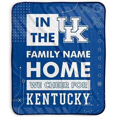 Pegasus Kentucky Wildcats 50" x 60" "We Cheer" Personalized Fleece Blanket