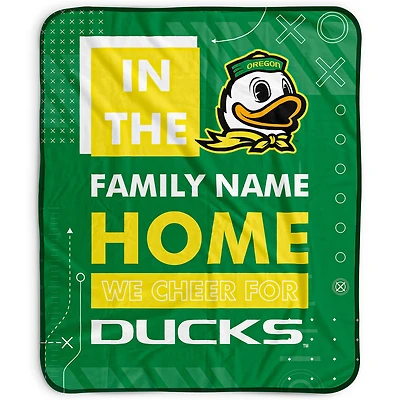 Pegasus Oregon Ducks 50" x 60" "We Cheer" Personalized Fleece Blanket